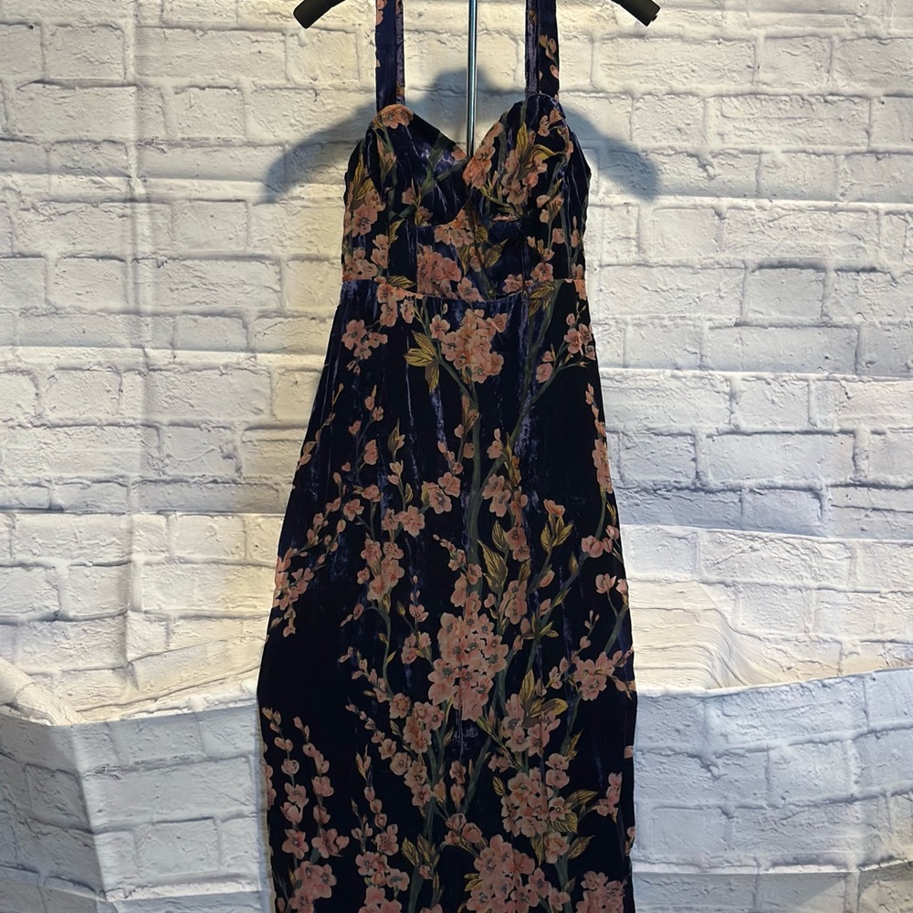 Floral Navy Dress